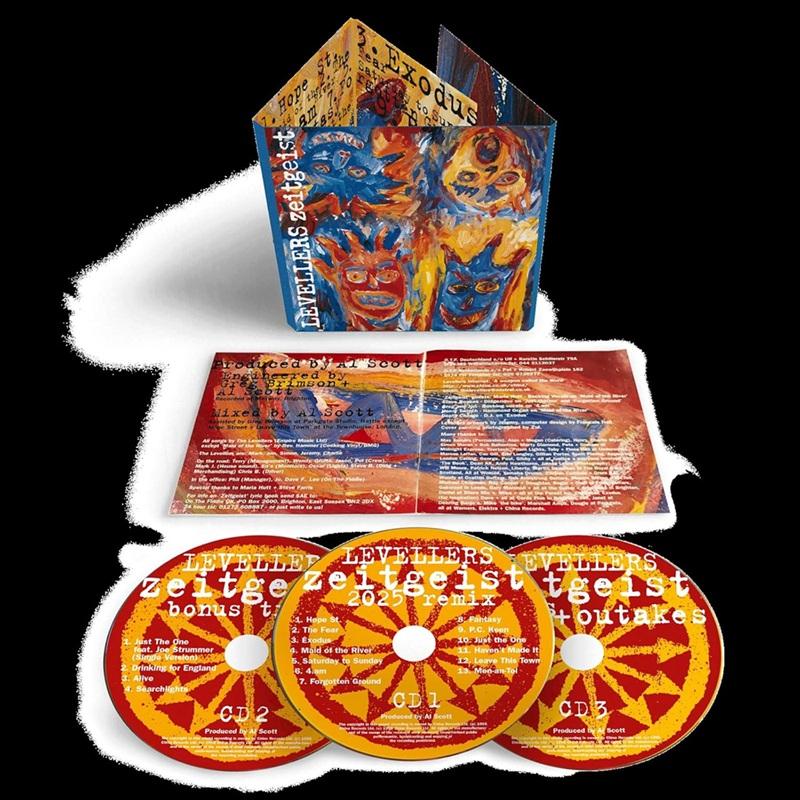 Levellers - Zeitgeist (30th Anniversary): Album Review 3 Packshot for the Levellers' 30th anniversary deluxe reissue of Zeitgeist