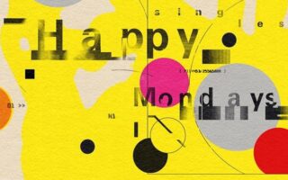 Artwork for the Happy Mondays compilation The Factory Singles