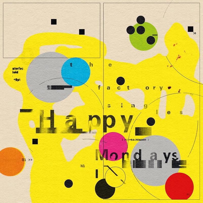 Artwork for the Happy Mondays compilation The Factory Singles