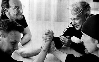 A photo of the band u2